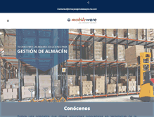 Tablet Screenshot of mobileware-mx.com